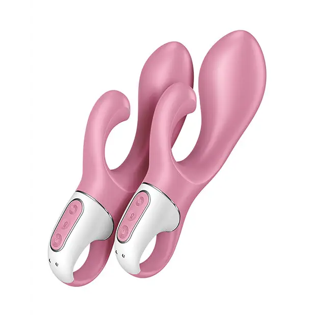 Satisfyer Air Pump Bunny 2 - Light Red - Vibrators