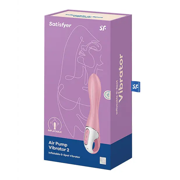 Satisfyer Air Pump Vibrator 2 - Light Red - Vibrators