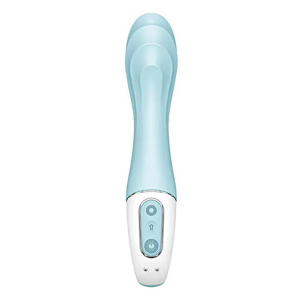 Satisfyer Air Pump Vibrator 5 + - Blue - Vibrators