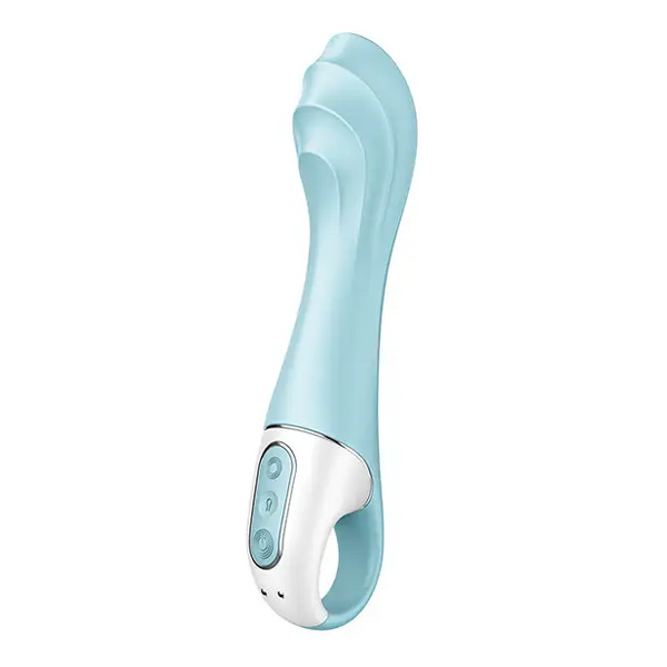 Satisfyer Air Pump Vibrator 5 + - Blue - Vibrators