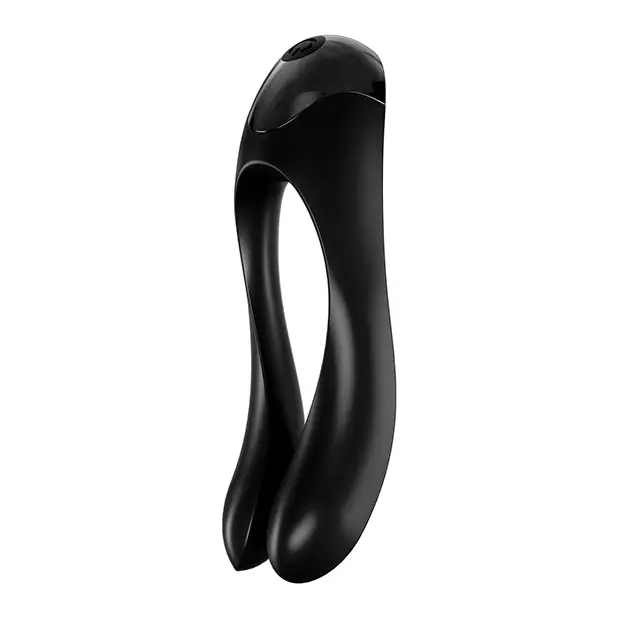 Satisfyer Candy Cane Finger Vibrator, Black