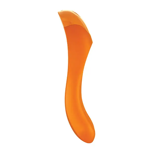 Satisfyer Candy Cane Finger Vibrator, Orange
