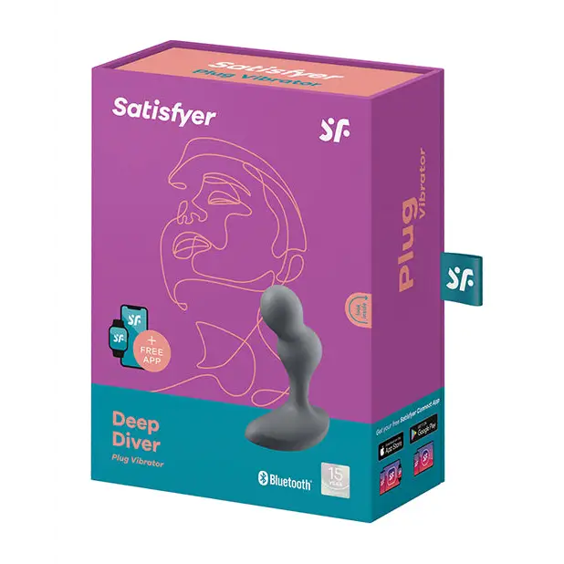 Satisfyer Deep Diver - Grey - Anal Products