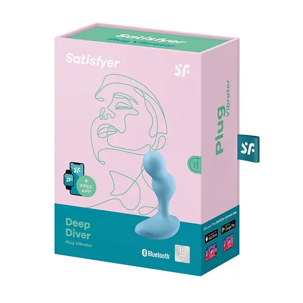 Satisfyer Deep Diver - Light Blue - Anal Products