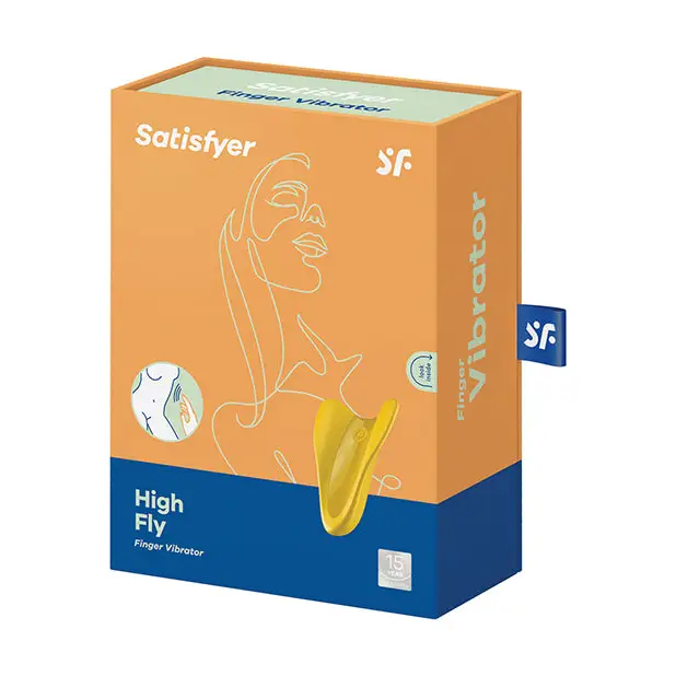 Satisfyer High Fly Finger Vibrator - Yellow - Stimulators