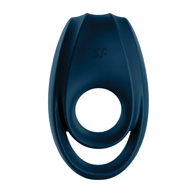 Satisfyer Incredible Duo Ring Vibrator - Dark Blue - Penis Enhancement