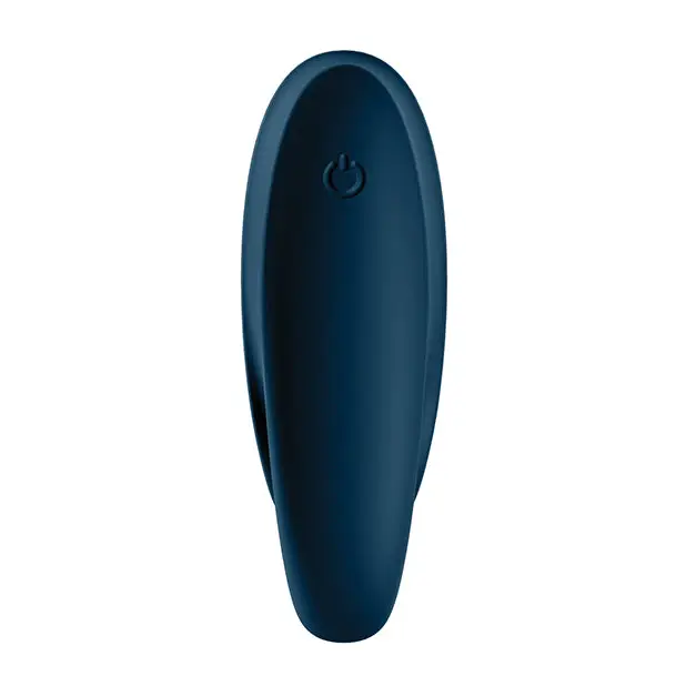 Satisfyer Incredible Duo Ring Vibrator - Dark Blue - Penis Enhancement