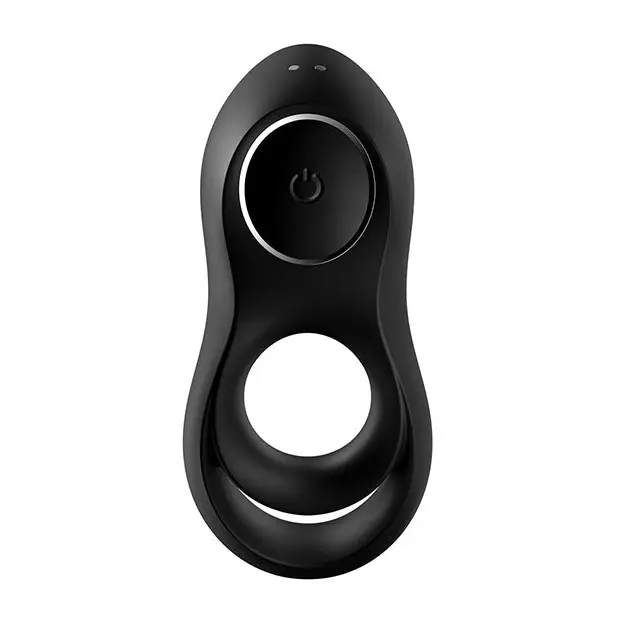 Satisfyer Legendary Duo Ring Vibrator - Black - Penis Enhancement