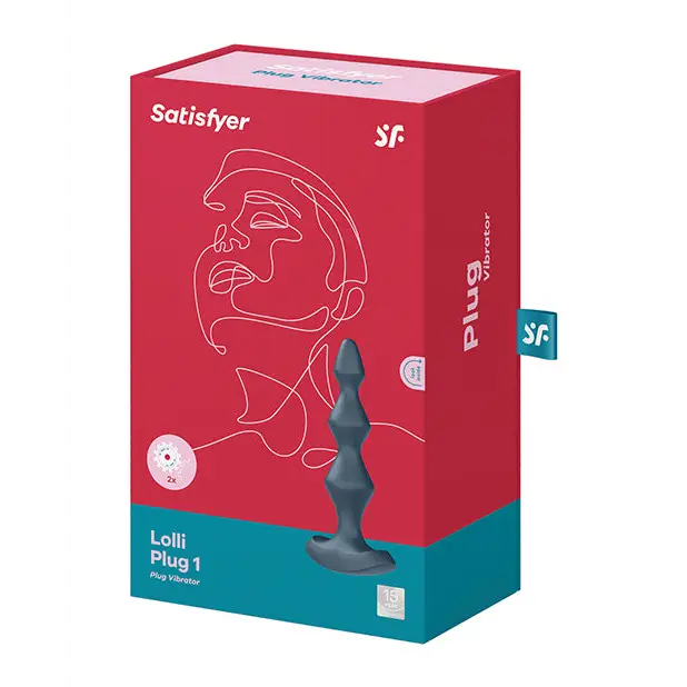 Satisfyer Lolli Plug 1 - Dark Teal - Anal Products