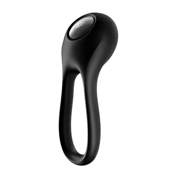 Satisfyer Majestic Duo Ring Vibrator - Black - Penis Enhancement