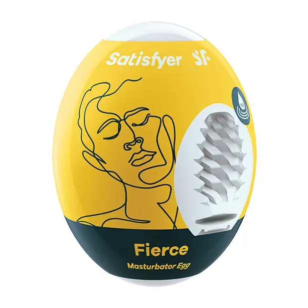 Satisfyer Masturbator Egg - Fierce - Dolls & Masturbators