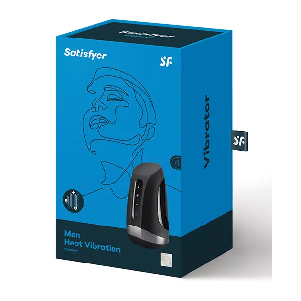 Satisfyer Men Heat Vibration - Black - Dolls & Masturbators