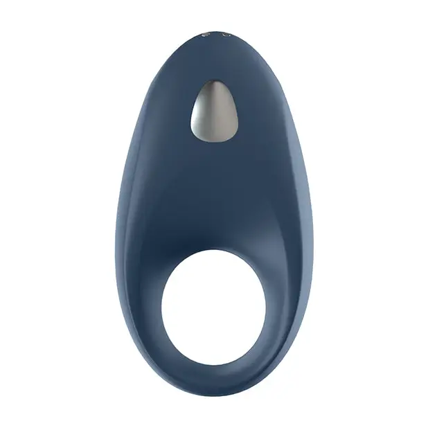 Satisfyer Mighty One Ring w/App - Blue - Penis Enhancement