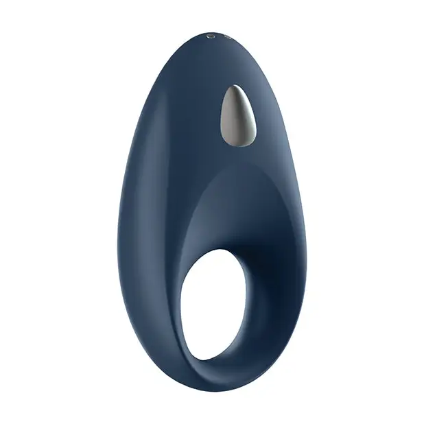 Satisfyer Mighty One Ring w/App - Blue - Penis Enhancement