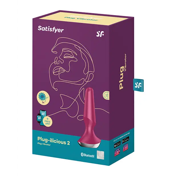 Satisfyer Plug-ilicious 2 - Berry - Anal Products