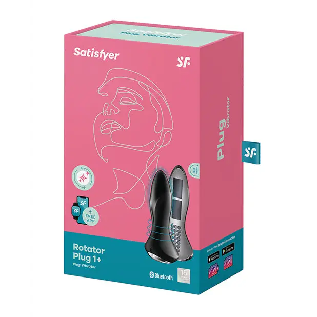 Satisfyer Rotator Plug 1 + - Black - Anal Products