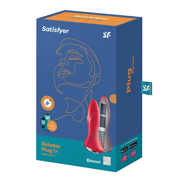 Satisfyer Rotator Plug 1 + - Red - Anal Products