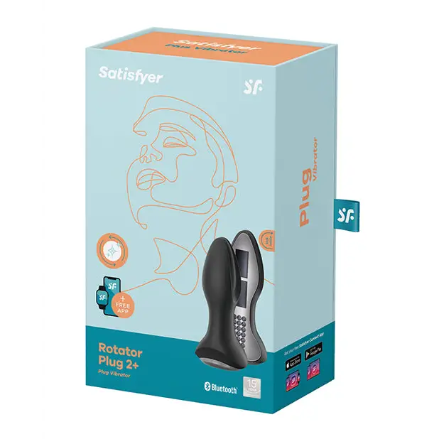 Satisfyer Rotator Plug 2 + - Black - Anal Products