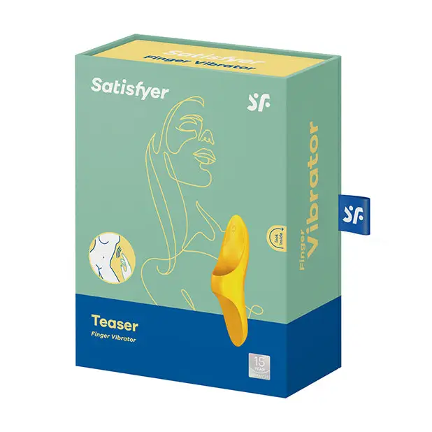 Satisfyer Teaser Finger Vibrator - Dark Yellow - Stimulators