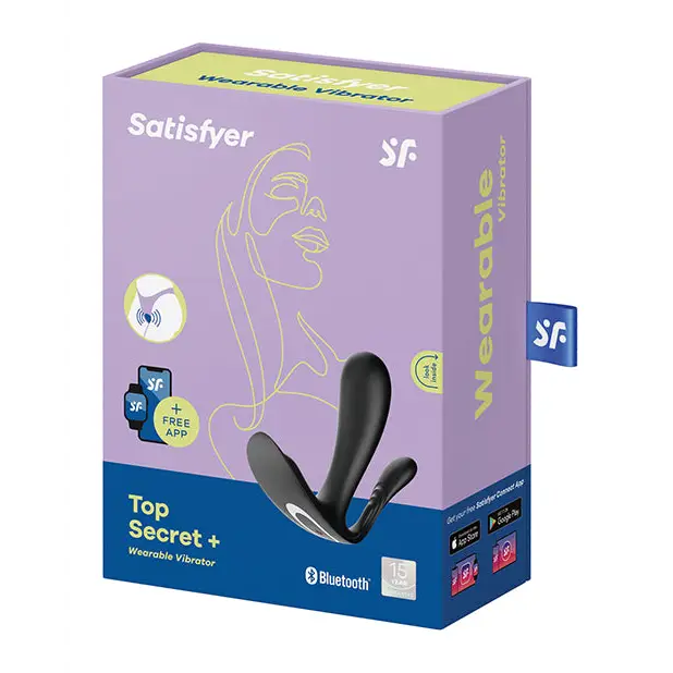 Satisfyer Top Secret Plus - Black - Stimulators