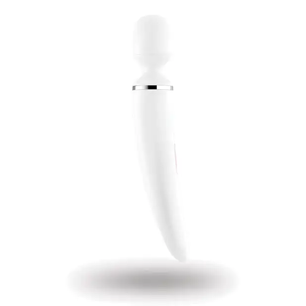 Satisfyer Wand-er Woman - White/Chrome - Massage Products