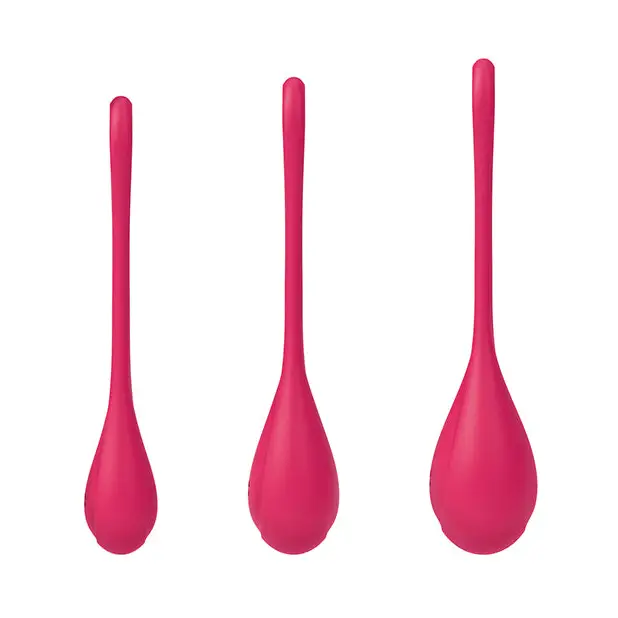 Satisfyer Yoni Power 1 Balls Training Set - Red - Sexual Enhancers