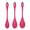 Satisfyer Yoni Power 1 Balls Training Set - Red - Sexual Enhancers