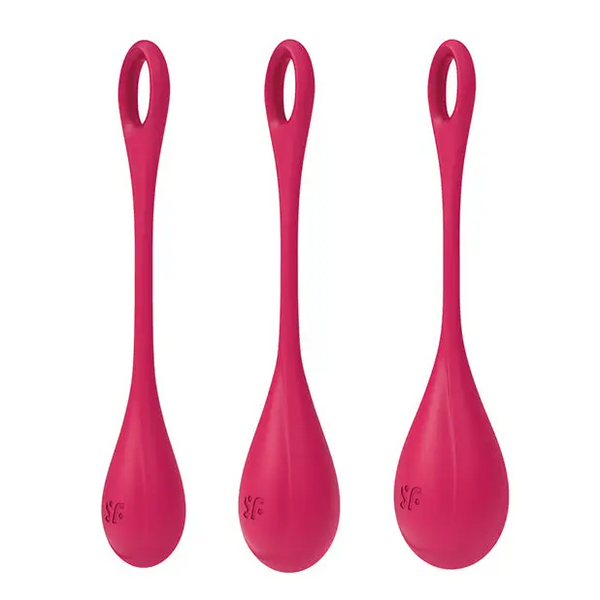 Satisfyer Yoni Power 1 Balls Training Set - Red - Sexual Enhancers