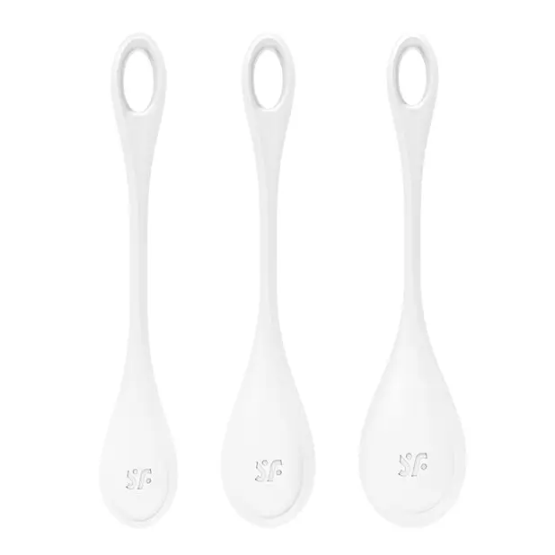 Satisfyer Yoni Power 1 Balls Training Set - White - Sexual Enhancers