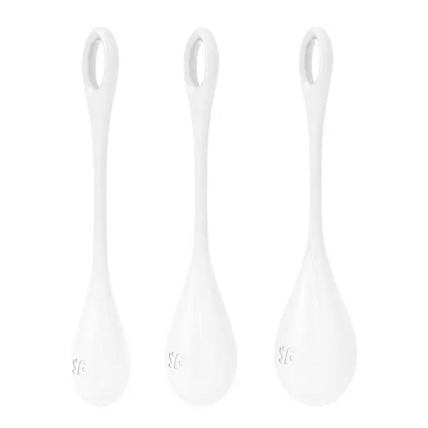 Satisfyer Yoni Power 1 Balls Training Set - White - Sexual Enhancers