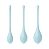 Satisfyer Yoni Power 2 Balls Training Set - Light Blue - Sexual Enhancers