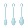 Satisfyer Yoni Power 2 Balls Training Set - Light Blue - Sexual Enhancers