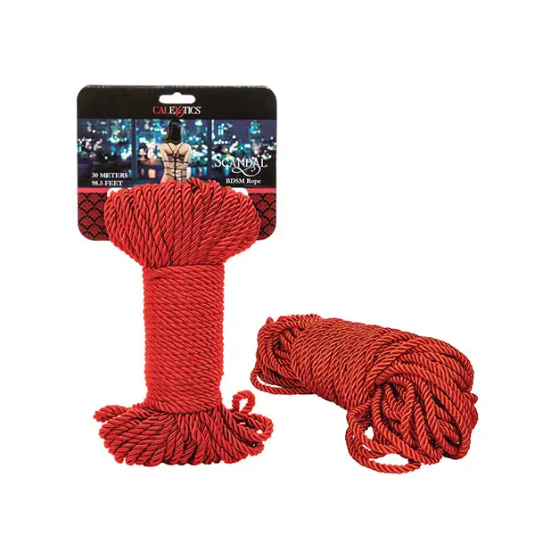 Scandal BDSM Rope, 30m Red
