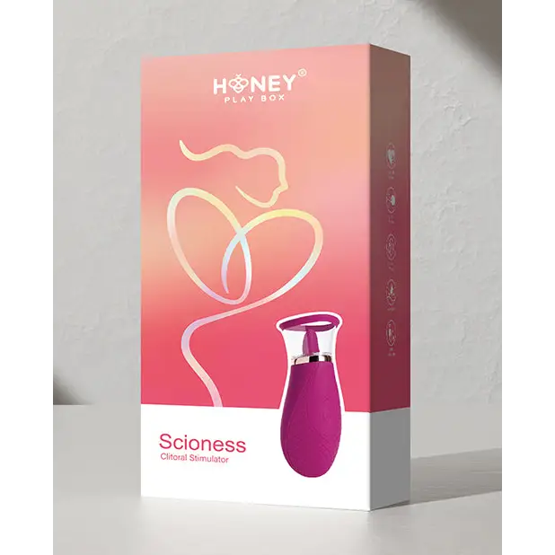 Scioness Sucking and Licking Clitoral Stimulator - Pink - Stimulators