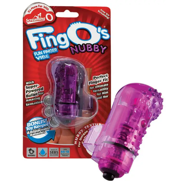 Screaming O FingO’s - Nubby Purple - Stimulators