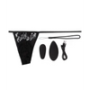 Screaming O My Secret Premium Ergonomic Remote Panty Set, Black