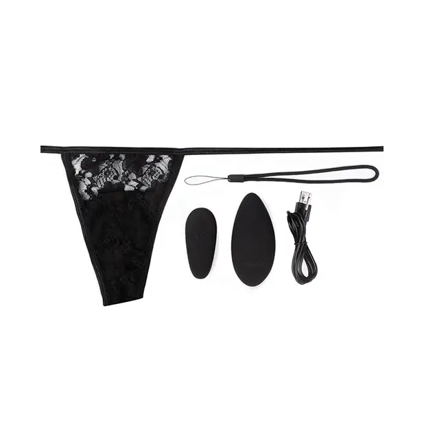 Screaming O My Secret Premium Ergonomic Remote Panty Set, Black