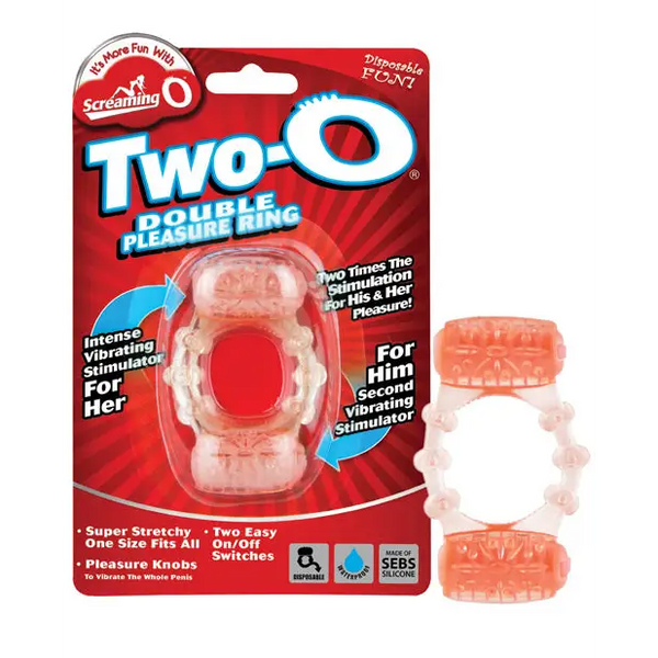 Screaming O Two-O Double Pleasure Ring - Stimulators