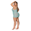 Seabreeze Lace Up Chemise & G-String Turquoise 2X