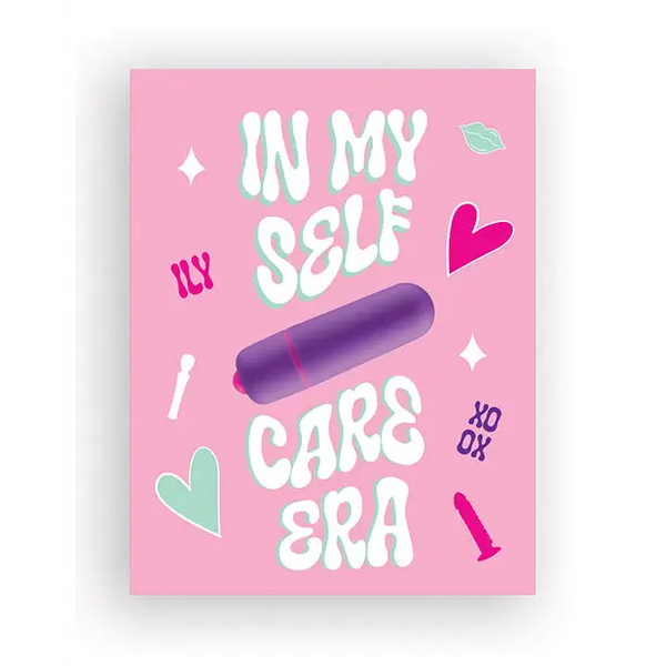 Self Care Era Naughty Greeting Card w/Rock Candy Vibrator & Fresh Vibes Towelettes