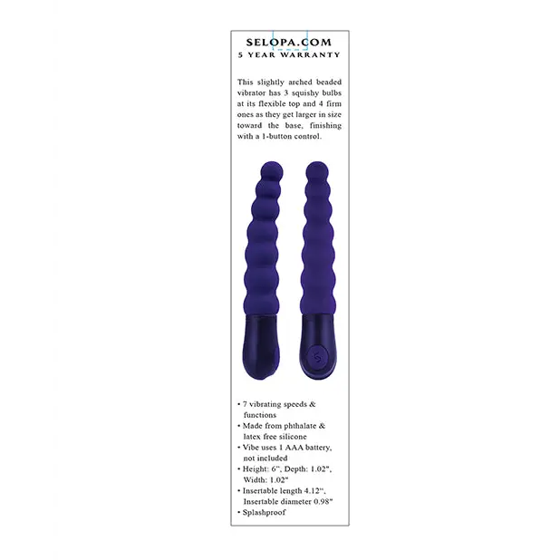 Selopa Beaded Beauty - Purple - Vibrators