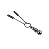 Selopa Beaded Nipple Clamps - Black Chrome