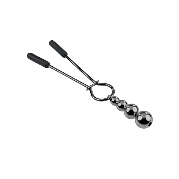 Selopa Beaded Nipple Clamps - Black Chrome