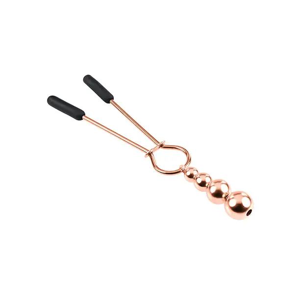 Selopa Beaded Nipple Clamps - Rose Gold