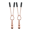 Selopa Beaded Nipple Clamps - Rose Gold