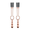 Selopa Beaded Nipple Clamps - Rose Gold