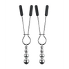 Selopa Beaded Nipple Clamps - Silver