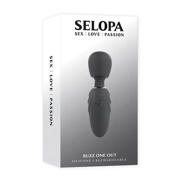 Selopa Buzz One Out Mini Wand, Black
