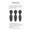 Selopa Buzz One Out Mini Wand, Black