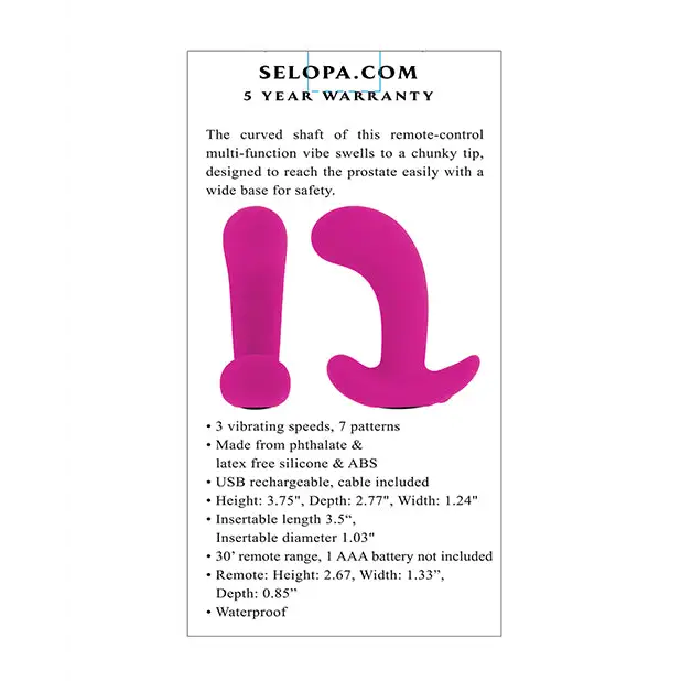 Selopa Hooking Up - Hot Pink - Anal Products